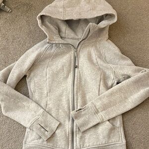 Lululemon Gray Hooded Jacket